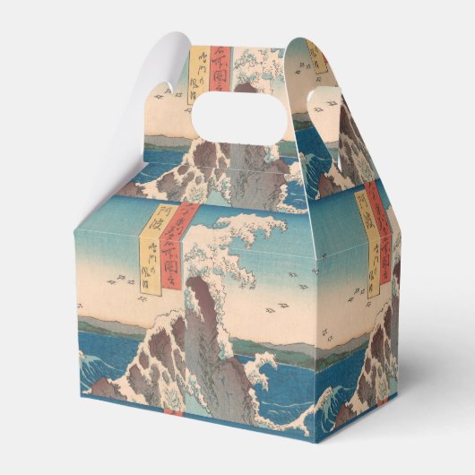 Japanse Waves Naruto Whirlpoolkunstwerk Bedankdoosjes (Achterkant)