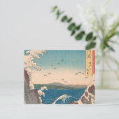 Japanse Waves Naruto Whirlpoolkunstwerk Briefkaart (Staand voorkant)