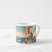 Japanse Waves Naruto Whirlpoolkunstwerk Espresso Kop (Voorkant rechts)