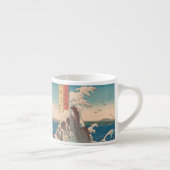 Japanse Waves Naruto Whirlpoolkunstwerk Espresso Kop (Rechts)