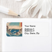 Japanse Waves Naruto Whirlpoolkunstwerk Etiket (Insitu)