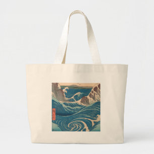 Japanse Waves Naruto Whirlpoolkunstwerk Grote Tote Bag