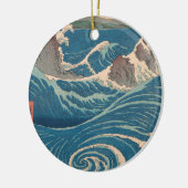 Japanse Waves Naruto Whirlpoolkunstwerk Keramisch Ornament (Links)