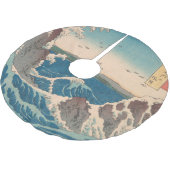 Japanse Waves Naruto Whirlpoolkunstwerk Kerstboom Rok (Gekanteld)