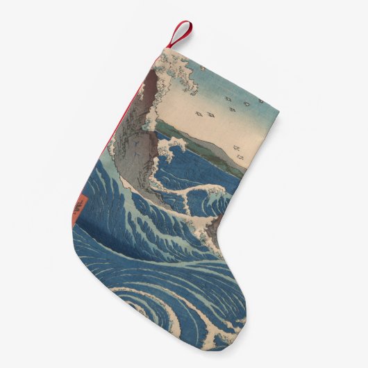 Japanse Waves Naruto Whirlpoolkunstwerk Kleine Kerstsok (Voorkant (Hangend))