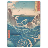 Japanse Waves Naruto Whirlpoolkunstwerk Klembord (Achterkant)