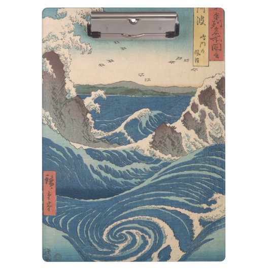 Japanse Waves Naruto Whirlpoolkunstwerk Klembord (Voorkant)