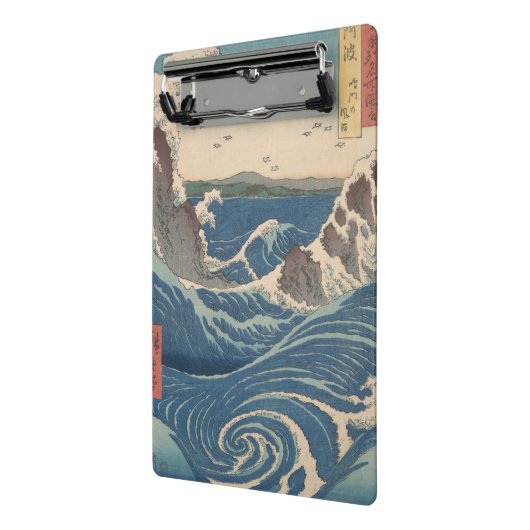 Japanse Waves Naruto Whirlpoolkunstwerk Mini Klembord (Angled2)