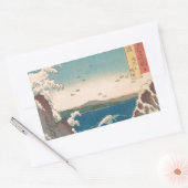 Japanse Waves Naruto Whirlpoolkunstwerk Rechthoekige Sticker (Envelop)