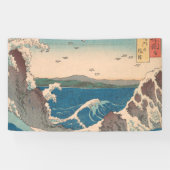 Japanse Waves Naruto Whirlpoolkunstwerk Spandoek (Horizontaal)