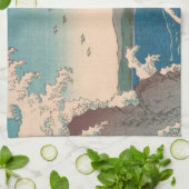 Japanse Waves Naruto Whirlpoolkunstwerk Theedoek (Gevouwen)