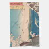 Japanse Waves Naruto Whirlpoolkunstwerk Theedoek (Verticaal)