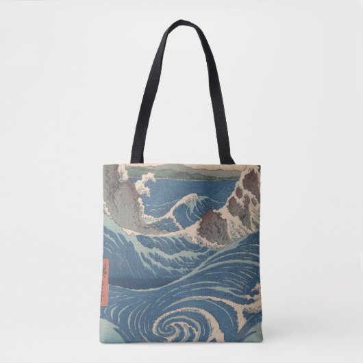 Japanse Waves Naruto Whirlpoolkunstwerk Tote Bag (Voorkant)
