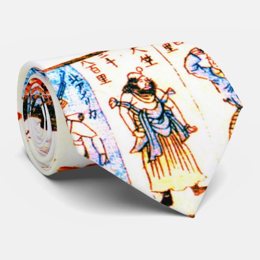 Japanse Wereldkaart 1800 Stropdas (Opgerold)