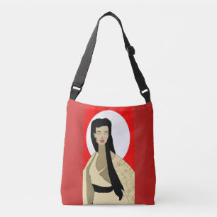 Japanse whiskers crossbody tas