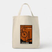 Japanse Wielerkunst Tote Bag (Achterkant)