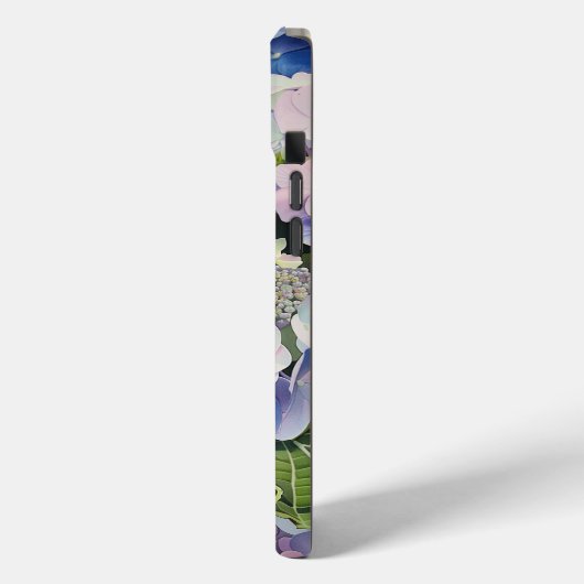 Japanse Wildflower Lacecup Hydrangea Telefoon Case (Achterkant / Links)