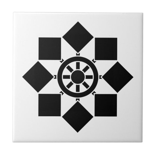 Japanse windmolen tegeltje (Voorkant)