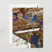 Japanse windmolens (fuurin) briefkaart (Voorkant / Achterkant)