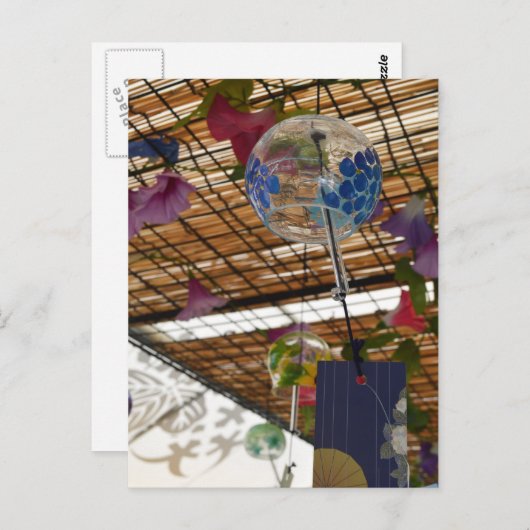 Japanse windmolens (fuurin) briefkaart (Voorkant / Achterkant)