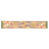 Japanse Wisteria Roos Flowers Floral Table Runner Lange Tafelloper (Horizontaal)
