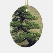 Japanse Witte Pine Bonsai Boom Foto Keramisch Ornament (Rechts)