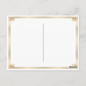  Japanse Witte Spider Orchid Art Briefkaart (Achterkant)