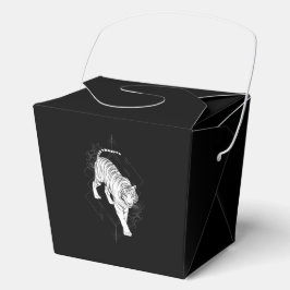 Japanse witte tijger bedankdoosjes