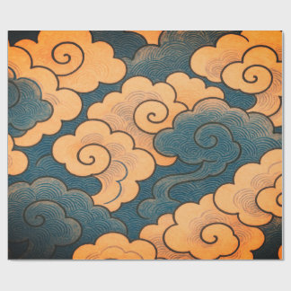 JAPANSE WOLKEN CADOUKELIJNEN CADEAUPAPIER