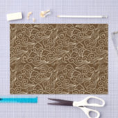 Japanse wolken, Chocolate Brown Tissuepapier (Craft)