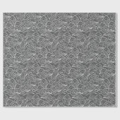  Japanse wolken, grafietgrijs / grijs Cadeaupapier (Vlak)