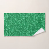 Japanse wolken, Jade Green Bad Handdoek (Handdoek)
