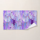 Japanse wolken, schemerlicht, Violet en diep Paars Bad Handdoek (Handdoek)