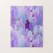 Japanse wolken, schemerlicht, Violet en diep Paars Legpuzzel (Verticaal)