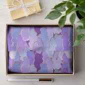 Japanse wolken, schemerlicht, Violet en diep Paars Tissuepapier (Geschenk)