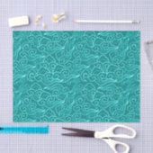  Japanse wolken, Turquoise en Aqua Tissuepapier (Craft)