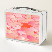 Japanse wolken, zonsondergang, koraal, Fuchsia, ro (Achterkant)