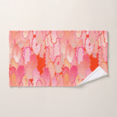 Japanse wolken, zonsondergang, koraal, Fuchsia, ro Bad Handdoek (Handdoek)