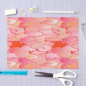 Japanse wolken, zonsondergang, koraal, Fuchsia, ro Tissuepapier (Craft)