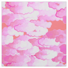 Japanse wolken, zonsopgang, orchidee roze en koraa stof