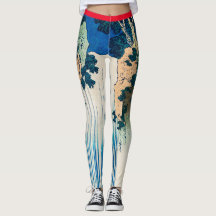 JAPANSE WOODBLOCK PRINT LEGGINGS