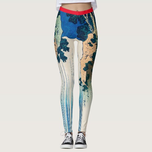  JAPANSE WOODBLOCK PRINT LEGGINGS (Voorkant)