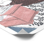 Japanse Woodblock Print van keizer Horikawa (Hoek)