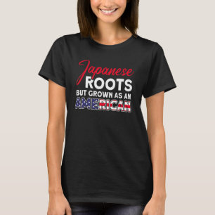 Japanse wortels, maar gegroeid als een Amerikaanse T-shirt