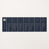 Japanse yogamat: rijzende zon yogamat (Achterkant (horizontaal))