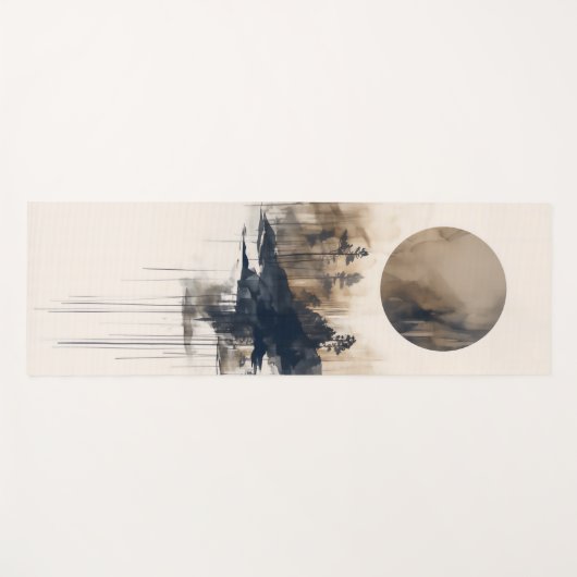 Japanse yogamat: schijn je licht yogamat (Voorkant (horizontaal))