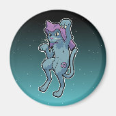 Japanse Yokai Cat- Schattigee Bakeneko Magneet (Voorkant)