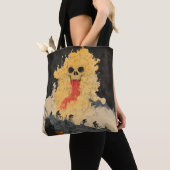 Japanse Yokai Fietsen Tote Bag (Dichtbij)