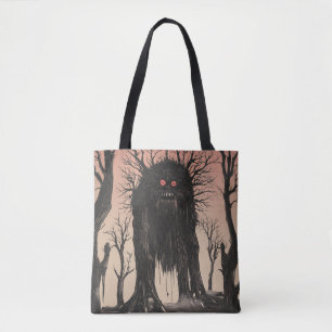 Japanse Yokai Tree Monster Tote Bag
