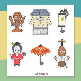 Japanse Yokai Vinyl Sticker Set 2